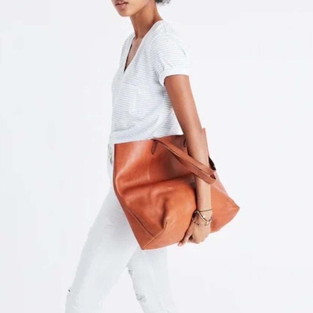 Madewell Transport Tote Large English Saddle $178